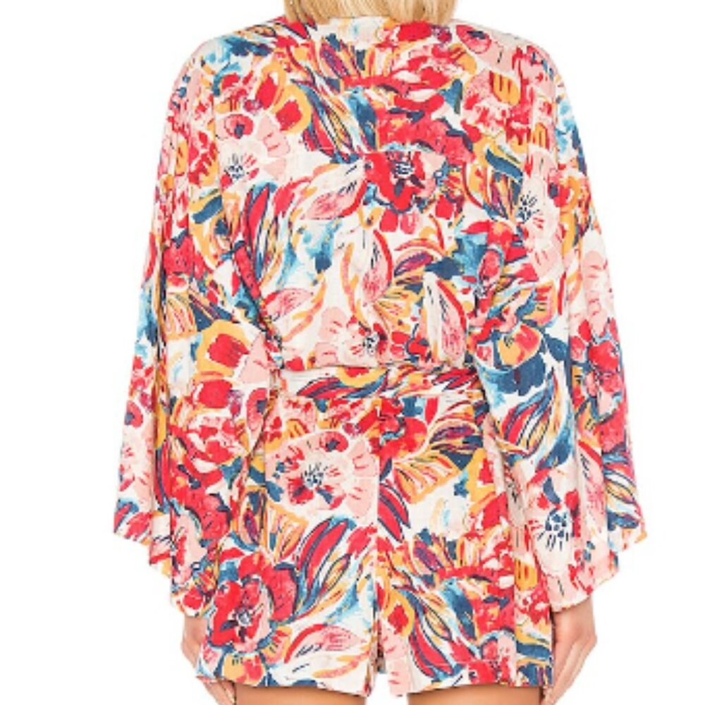 Intimately Free People NWT Women's The Only Romper Ivory Combo Size Medium (M) - Picture 2 of 16
